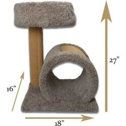 Royal Cat Boutique Cat Play Tunnel & Bed, Neutral 10 Royal Cat Boutique Cat Play Tunnel & Bed, Neutral -Cat Supplies 284924 PT3. AC SS1800 V1635977205