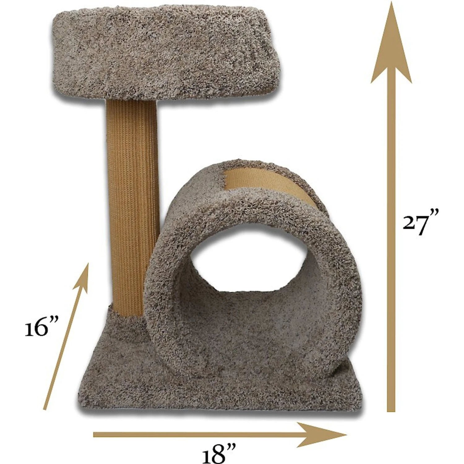 Royal Cat Boutique Cat Play Tunnel & Bed, Neutral 6 Royal Cat Boutique Cat Play Tunnel & Bed, Neutral - Image 4