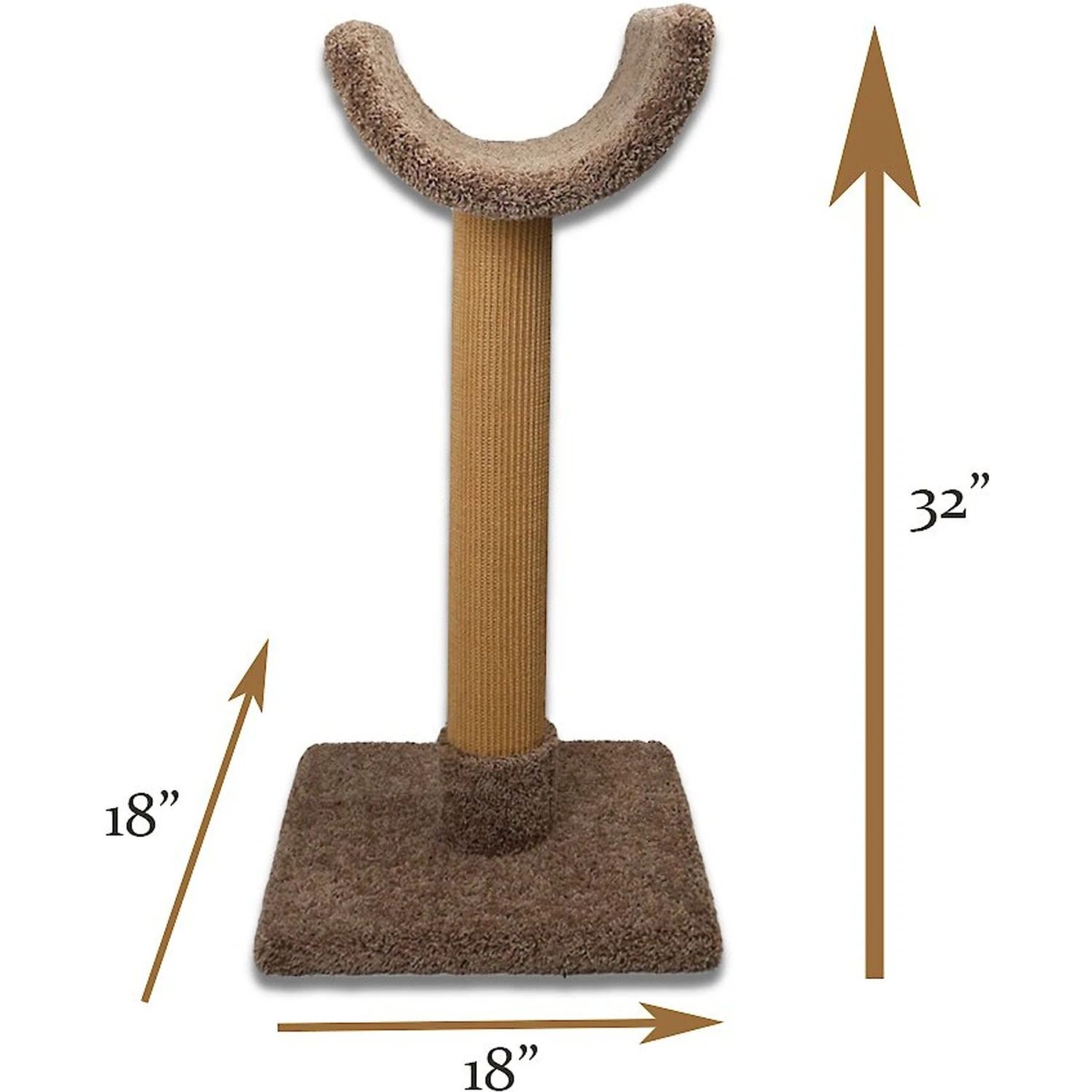 Royal Cat Boutique 32-in Cat Scratching Post, Neutral 6 Royal Cat Boutique 32-in Cat Scratching Post, Neutral - Image 4