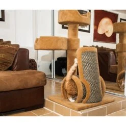 Royal Cat Boutique NANI-2 41-in Carpet Cat Tree, Neutral 17 Royal Cat Boutique NANI-2 41-in Carpet Cat Tree, Neutral -Cat Supplies 284942 PT7. AC SS1800 V1618963654
