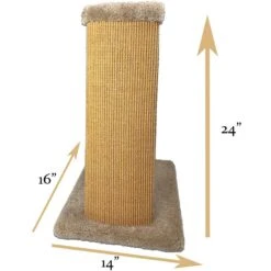 Royal Cat Boutique V-Pad 24-in Sisal Cat Scratching Post -Cat Supplies 284995 PT3. AC SS1800 V1628573783