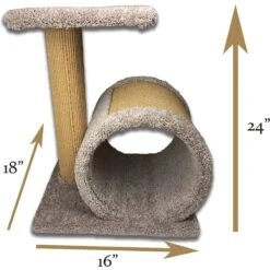 Royal Cat Boutique Hiding Tunnel Cat Toy, Neutral 10 Royal Cat Boutique Hiding Tunnel Cat Toy, Neutral -Cat Supplies 284999 PT3. AC SS1800 V1628561173