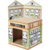 Frisco Yoga Studio Cardboard Cat House, 2-Story -Cat Supplies 288965 MAIN. AC SS1800 V1638289769