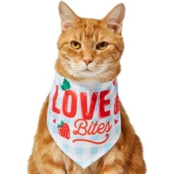 Frisco Love Bites Dog & Cat Bandana -Cat Supplies 292054 PT2. AC SS1800 V1637268455
