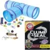 Frisco Plush, Teaser, Ball & Tri-Tunnel Variety Pack Cat Toy With Catnip, 20 Count & Arm & Hammer Litter Clump & Seal Multi-Cat Scented Clumping Clay Cat Litter -Cat Supplies 293064 MAIN. AC SS1800 V1620013338