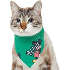 Disney Mickey Mouse Golden Days Personalized Dog & Cat Bandana -Cat Supplies 294293 PT7. AC SS1800 V1625151485