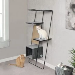 Sauder Baxter Cat Ladder, Misted Elm 8 Sauder Baxter Cat Ladder, Misted Elm -Cat Supplies 294887 PT2. AC SS1800 V1633021918