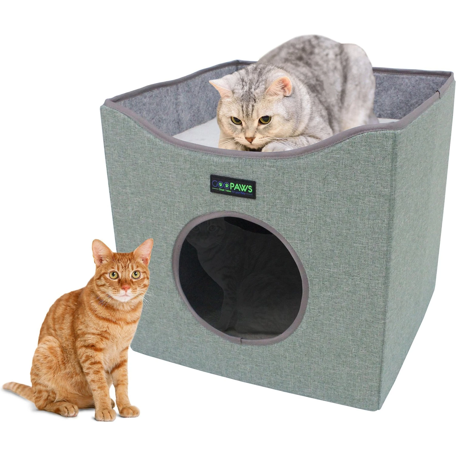 Jespet Foldable Cat Condo Bed 3 Jespet Foldable Cat Condo Bed