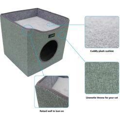 Jespet Foldable Cat Condo Bed 11 Jespet Foldable Cat Condo Bed -Cat Supplies 296189 PT2. AC SS1800 V1620223072