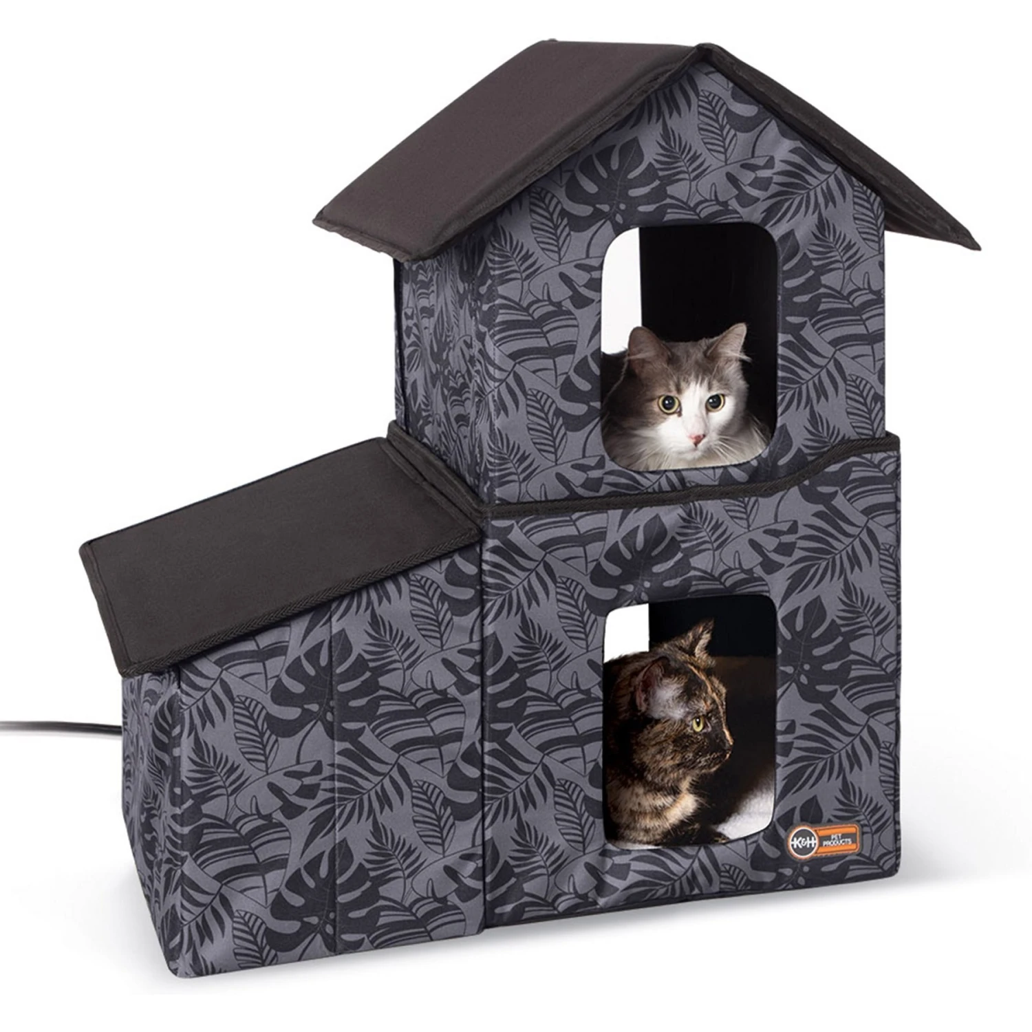 K&H Pet Products Heated Two-Story Kitty House 3 K&H Pet Products Heated Two-Story Kitty House
