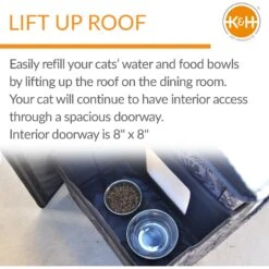 K&H Pet Products Heated Two-Story Kitty House 13 K&H Pet Products Heated Two-Story Kitty House -Cat Supplies 296500 PT2. AC SS1800 V1635449783