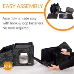 K&H Pet Products Unheated Two-Story Kitty House -Cat Supplies 296502 PT4. AC SS1800 V1635455492