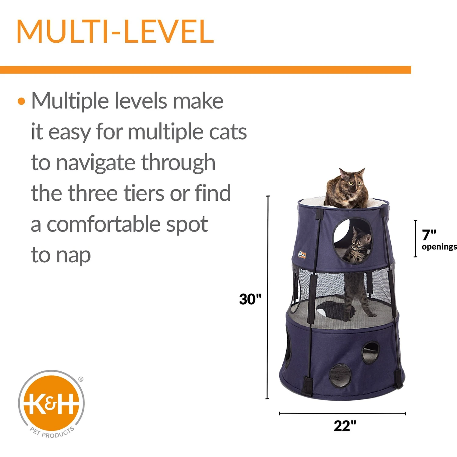 K&H Pet Products Kitty Tower Cat Furniture 4 K&H Pet Products Kitty Tower Cat Furniture - Image 2