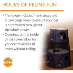 K&H Pet Products Kitty Tower Cat Furniture 11 K&H Pet Products Kitty Tower Cat Furniture -Cat Supplies 296510 PT2. AC SS1800 V1627945914