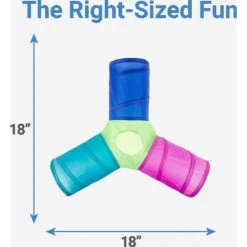 Hartz Delectables Stew Chicken & Tuna Lickable Cat Treat & Frisco Foldable Play Tri-Tunnel Cat Toy -Cat Supplies 298074 PT5. AC SS1800 V1621266436