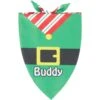 Frisco Santa's Favorite Elf Personalized Dog & Cat Bandana -Cat Supplies 301369 MAIN. AC SS1800 V1627654925