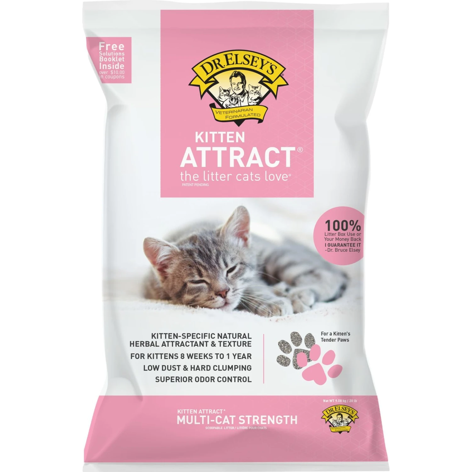 Dr. Elsey's Kitten Attract Clumping Clay Cat Litter 3 Dr. Elsey's Kitten Attract Clumping Clay Cat Litter