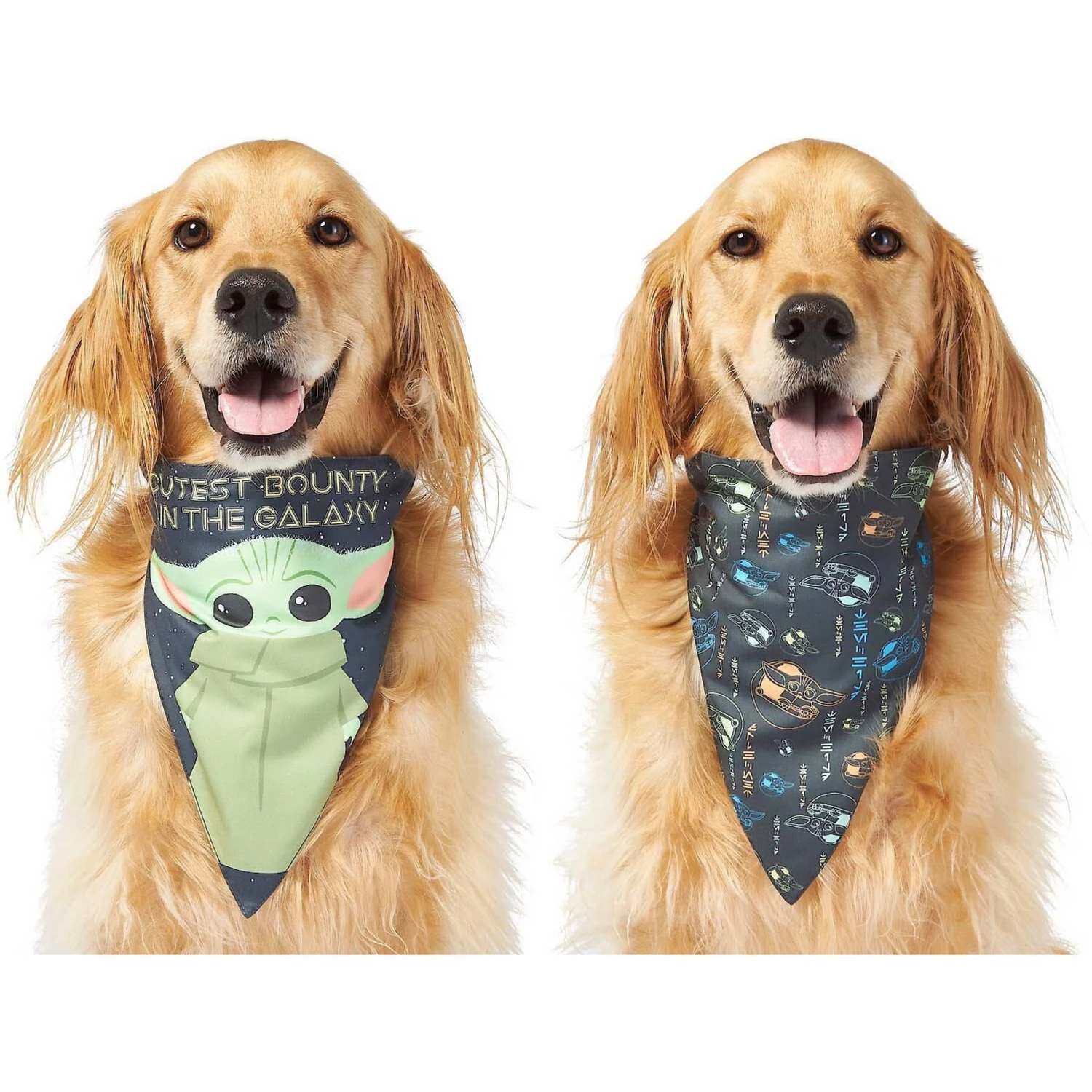 STAR WARS THE MANDALORIAN GROGU "Cutest Bounty" Reversible Dog & Cat Bandana & STAR WARS THE MANDALORIAN GROGU "Left Unsupervised" Dog & Cat T-Shirt 5 STAR WARS THE MANDALORIAN GROGU "Cutest Bounty" Reversible Dog & Cat Bandana & STAR WARS THE MANDALORIAN GROGU "Left Unsupervised" Dog & Cat T-Shirt - Image 3