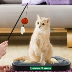 Pets First NBA Basketball Court Cat Scratcher Toy With Catnip -Cat Supplies 306183 PT2. AC SS1800 V1624919597