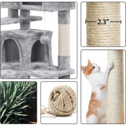 Yaheetech Cat Scratching Tree -Cat Supplies 306487 PT8. AC SS1800 V1679617635
