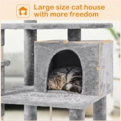 Yaheetech 70-in Cat Tree Condo -Cat Supplies 306497 PT6. AC SS1800 V1661276122