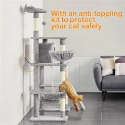 Yaheetech 70-in Cat Tree Condo -Cat Supplies 306497 PT8. AC SS1800 V1661272195
