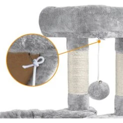 Yaheetech Professional 42-in Cat Tree -Cat Supplies 306500 PT5. AC SS1800 V1624373263