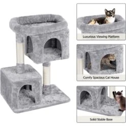 Yaheetech 33.5-in Plush Cat Tree -Cat Supplies 306506 PT3. AC SS1800 V1624372052