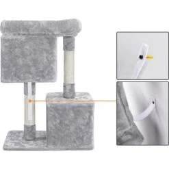Yaheetech 33.5-in Plush Cat Tree -Cat Supplies 306506 PT8. AC SS1800 V1624373851