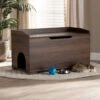 Baxton Studio Cambrie Cat Litter Box Cover House 2 Baxton Studio Cambrie Cat Litter Box Cover House -Cat Supplies 307862 MAIN. AC SS1800 V1631829389