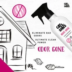 Cat Space Odor Gone Cat Spray, 17-oz Bottle -Cat Supplies 307896 PT2. AC SS1800 V1624658549