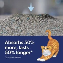 Fresh Step Outstretch Advanced Concentrated Febreze Freshness Scented Clumping Clay Cat Litter 16 Fresh Step Outstretch Advanced Concentrated Febreze Freshness Scented Clumping Clay Cat Litter -Cat Supplies 308951 PT5. AC SS1800 V1694465600