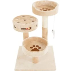 Pet Adobe 3-Tier 27.5-in Cat Tree & Condo 15 Pet Adobe 3-Tier 27.5-in Cat Tree & Condo -Cat Supplies 314981 PT6. AC SS1800 V1626391587