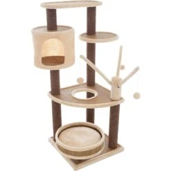 Pet Adobe 6-Tier 43.5-in Cat Tree & Condo -Cat Supplies 314987 PT6. AC SS1800 V1626386489