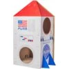 Frisco Spaceship Cardboard Cat House, 2-Story 1 Frisco Spaceship Cardboard Cat House, 2-Story -Cat Supplies 317721 MAIN. AC SS1800 V1686839253