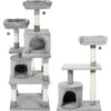 Frisco 61-in Faux Fur Cat Tree & Condo & Frisco 38-in Cat Tree With Condo, Top Perch & Toy -Cat Supplies 318964 MAIN. AC SS1800 V1630360923