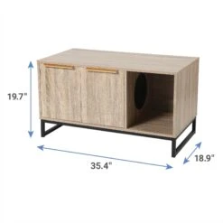 Frisco Walkway Entrance Two Door Bench Cat Litter Box Cover 8 Frisco Walkway Entrance Two Door Bench Cat Litter Box Cover -Cat Supplies 322631 PT2. AC SS1800 V1657656807