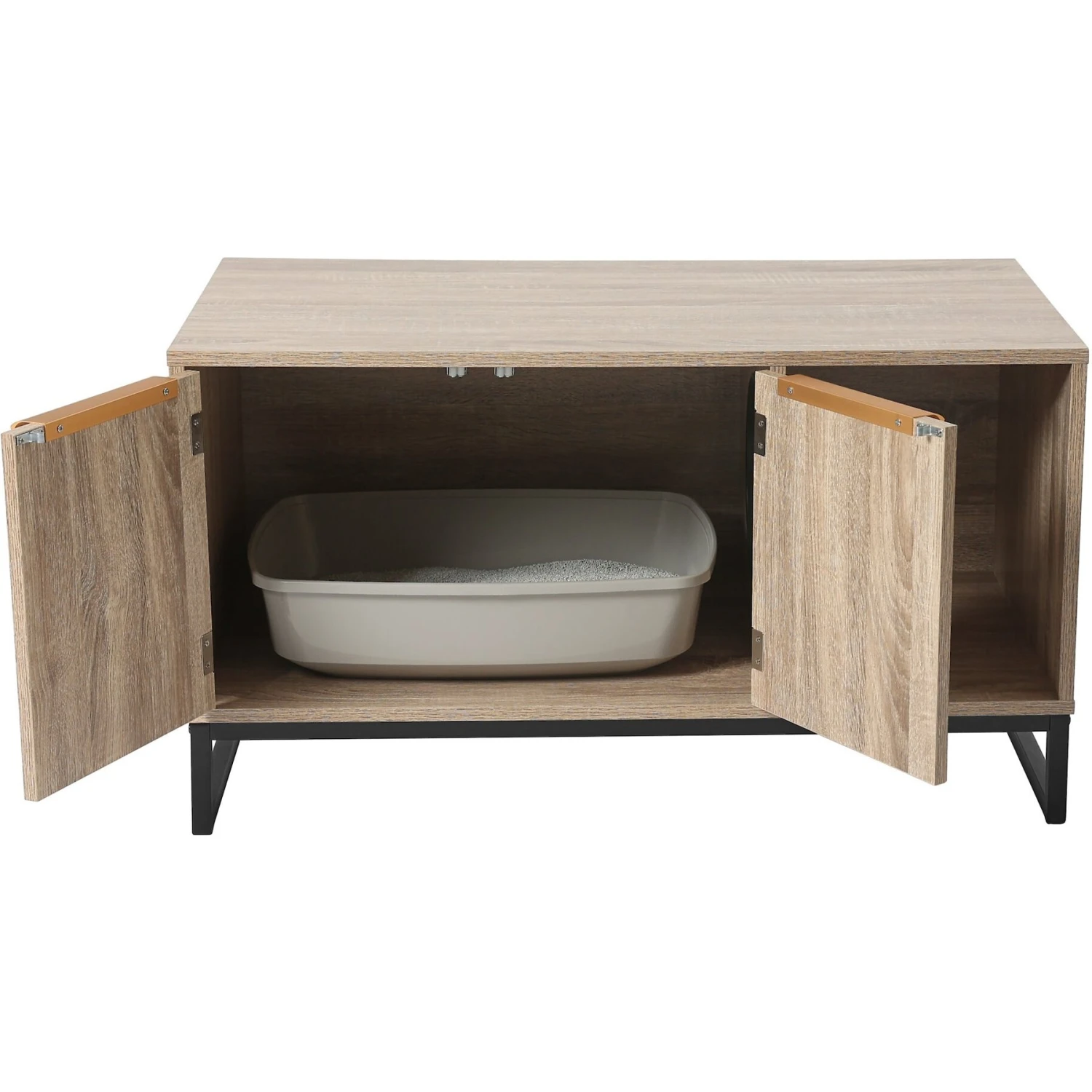 Frisco Walkway Entrance Two Door Bench Cat Litter Box Cover 6 Frisco Walkway Entrance Two Door Bench Cat Litter Box Cover - Image 4