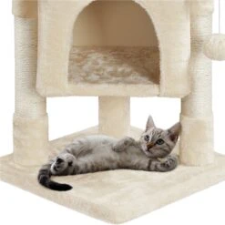 Yaheetech 2-Level 23.5-in Plush Cat Tree & Condo -Cat Supplies 325666 PT6. AC SS1800 V1631148075