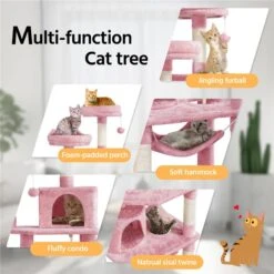 Yaheetech 62.2-in Multi-Level Cat Tree -Cat Supplies 325684 PT3. AC SS1800 V1680631645