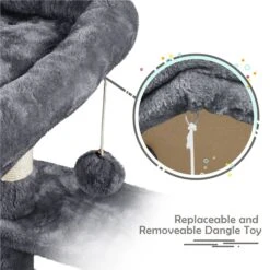 Yaheetech Activity Tower Basic 46-in Cat Tree -Cat Supplies 325694 PT6. AC SS1800 V1680628903