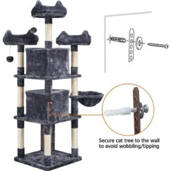 Yaheetech Multi-Level 68.5-in Cat Tree -Cat Supplies 325722 PT8. AC SS1800 V1631145391
