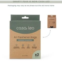 Casa Leo Charcoal Cat Litter Box Replacment Bags, 2 Count -Cat Supplies 329395 PT2. AC SS1800 V1703871620