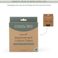 Casa Leo Leo's Loo Too Cat Replacement Filters, 2 Count 10 Casa Leo Leo's Loo Too Cat Replacement Filters, 2 Count -Cat Supplies 329397 PT2. AC SS1800 V1703871568