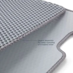 Casa Leo Leo's Loo Cat Litter Mat, Grey 13 Casa Leo Leo's Loo Cat Litter Mat, Grey -Cat Supplies 329399 PT2. AC SS1800 V1657656890