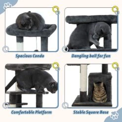 Coziwow By Jaxpety 33-in Small Cat Climbing Tree & Condo 18 Coziwow By Jaxpety 33-in Small Cat Climbing Tree & Condo -Cat Supplies 330932 PT7. AC SS1800 V1677010682