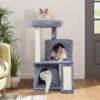Coziwow By Jaxpety Faux Fur Cat Tree Tower & Condos With Scratch Posts, 34-inch, Grey 1 Coziwow By Jaxpety Faux Fur Cat Tree Tower & Condos With Scratch Posts, 34-inch, Grey -Cat Supplies 330934 MAIN. AC SS1800 V1672761168