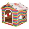 Frisco Pride Love Wins Cardboard Cat House -Cat Supplies 331675 MAIN. AC SS1800 V1649086591