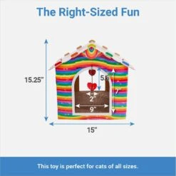 Frisco Pride Love Wins Cardboard Cat House 6 Frisco Pride Love Wins Cardboard Cat House -Cat Supplies 331675 PT1. AC SS1800 V1649784999