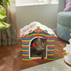 Frisco Pride Love Wins Cardboard Cat House 7 Frisco Pride Love Wins Cardboard Cat House -Cat Supplies 331675 PT3. AC SS1800 V1647356081